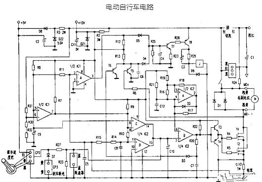 电动自行车电路图