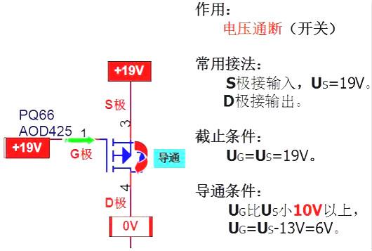 场效应管电路图符号