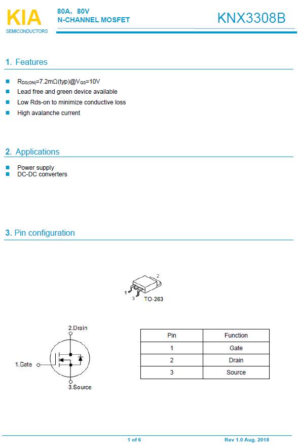 KNX3308B参数