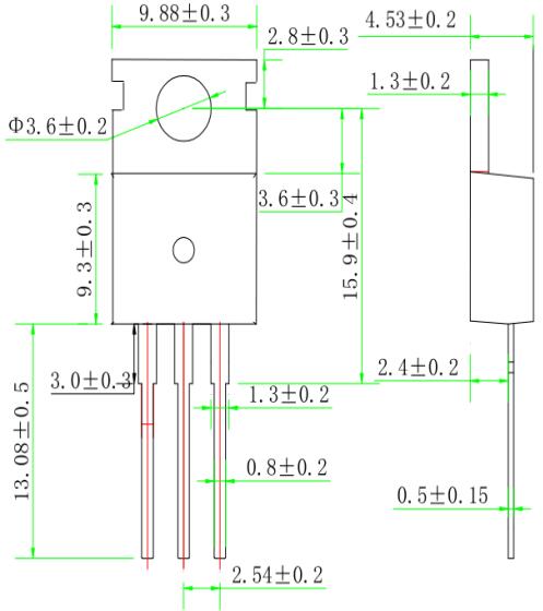 TO-220与TO-220F的区别