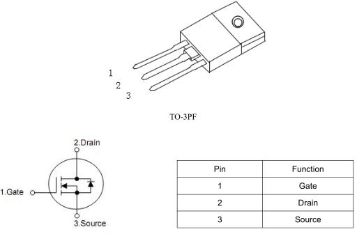 变频器mos管,KNX42150A,2.8A/1500V