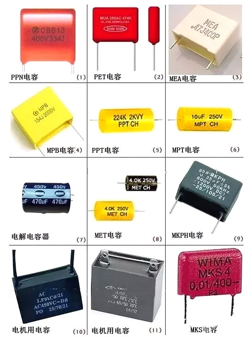 电子元件名称大全图