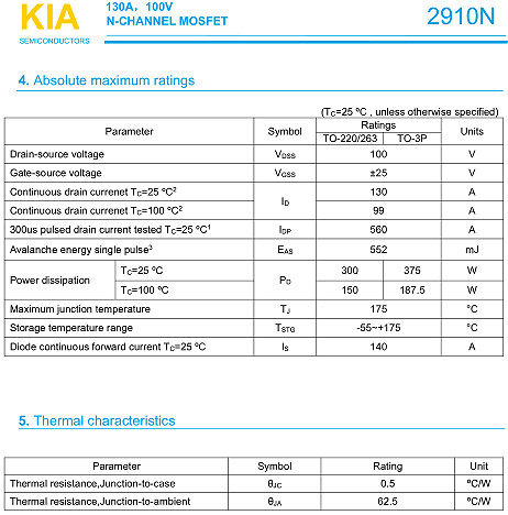 17-21串保护板,KNB2910A,130A/100V