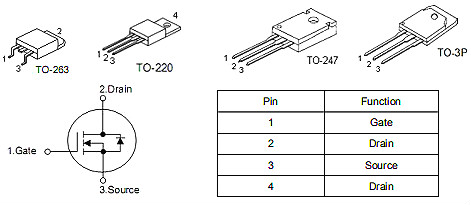 10串-16串保护板MOS管,150A/ 80V,KNB2808A