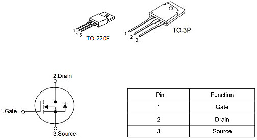 逆变器专用MOS,50A/ 250V,KNX3725A