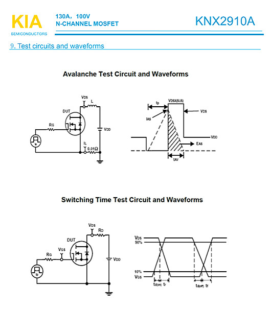 100V130A|KNX2910A中文资料