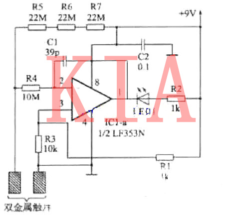 触摸开关 电路图