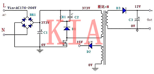 开关电源元器件的电压应力分析-KIA MOS管