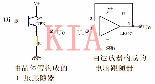 电压跟随器-电压跟随器是如何实现跟随电压的?-KIA MOS管