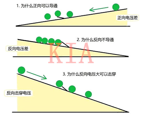 二极管 单向导电