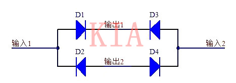 二极管交流电变直流电路图详解-KIA MOS管