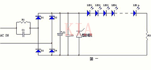 实用的电容降压LED驱动电路讲解分析-KIA MOS管