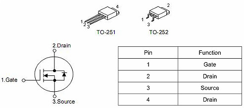 N型MOS管 60V25A TO-252 KNX7606A?场效应管原厂-KIA MOS管