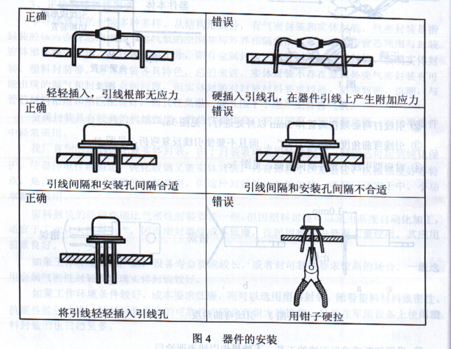 场效应管在印刷板电路板上安装