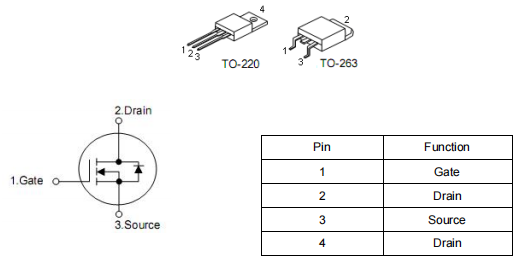 驱动器专用mos管,KIA740H代换irf740场效应管参数资料-KIA MOS管