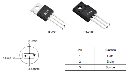 适配器充电器mos管,500V13A高压mos管,KNX6450B-KIA MOS管